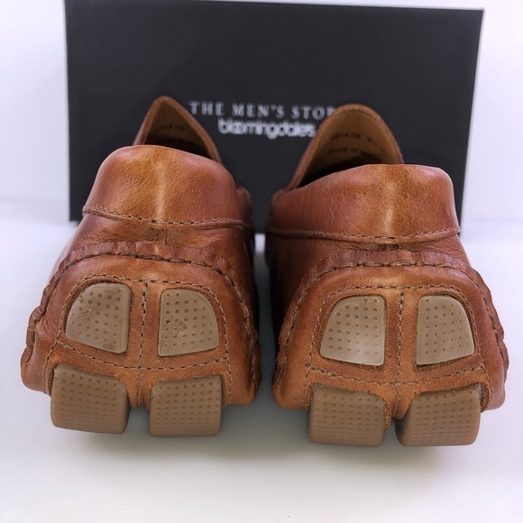 The Men’s Store Bloomingdales Cognac Penny Driver Shoes Size 9.5 main image 8